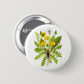 Het Collectie Dandelion Ronde Button 5,7 Cm (Voorkant /achterkant)