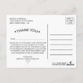 Het Collectie Elegant Marble Effect Wedding Briefkaart (Achterkant)