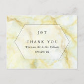 Het Collectie Elegant Marble Effect Wedding Briefkaart (Voorkant)