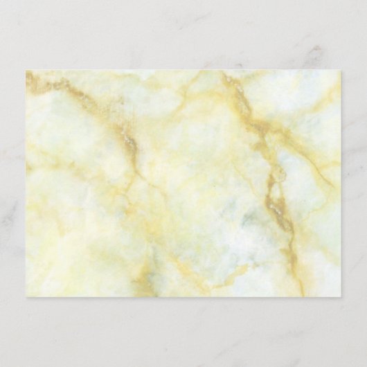 Het Collectie Elegant Marble Effect Wedding Informatiekaartje (Achterkant)