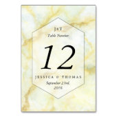 Het Collectie Elegant Marble Effect Wedding Kaart (Achterkant)