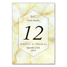 Het Collectie Elegant Marble Effect Wedding Kaart