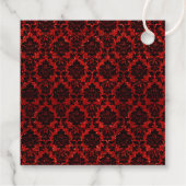 Het Collectie Glitter Damask Las Vegas Wedding Bedankjes Labels (Achterkant)