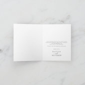 Het Collectie Glitter Damask Las Vegas Wedding Bedankkaart (Binnen)