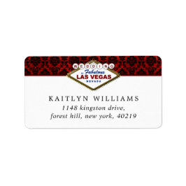 Het Collectie Glitter Damask Las Vegas Wedding Etiket