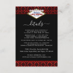 Het Collectie Glitter Damask Las Vegas Wedding Informatiekaartje<br><div class="desc">Viel in stijl met deze stijlvolle en zeer trendy trouwdetailkaarten. Dit ontwerp is gemakkelijk te personaliseren met uw speciale gebeurtenisformulering en uw gasten zullen enthousiast zijn wanneer zij deze geweldige kaarten ontvangen.</div>