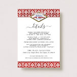 Het Collectie Glitter Damask Las Vegas Wedding Informatiekaartje<br><div class="desc">Viel in stijl met deze stijlvolle en zeer trendy trouwdetailkaarten. Dit ontwerp is gemakkelijk te personaliseren met uw speciale gebeurtenisformulering en uw gasten zullen enthousiast zijn wanneer zij deze geweldige kaarten ontvangen.</div>