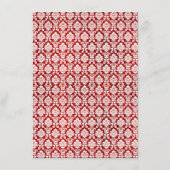 Het Collectie Glitter Damask Las Vegas Wedding Menu (Achterkant)