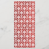 Het Collectie Glitter Damask Las Vegas Wedding Menu (Achterkant)