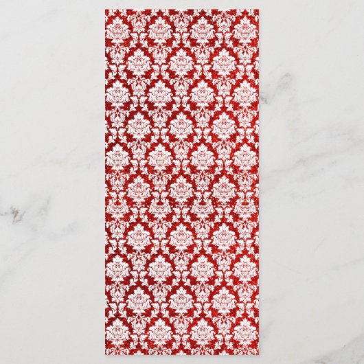 Het Collectie Glitter Damask Las Vegas Wedding Menu (Achterkant)