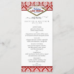 Het Collectie Glitter Damask Las Vegas Wedding Menu<br><div class="desc">Geniet in stijl met deze stijlvolle en zeer trendy trouwmenukaarten. Dit ontwerp is gemakkelijk te personaliseren met uw speciale gebeurtenisformulering en uw gasten zullen enthousiast zijn wanneer zij deze geweldige menu's zien.</div>