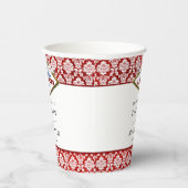 Het Collectie Glitter Damask Las Vegas Wedding Papieren Bekers (Rechts)