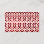 Het Collectie Glitter Damask Las Vegas Wedding Plaatskaartje (Achterkant)