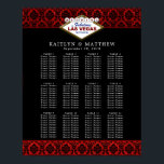 Het Collectie Glitter Damask Las Vegas Wedding Poster<br><div class="desc">Geniet in stijl met een stijlvolle en zeer trendy trouwtafel-spreidingskaart. Dit ontwerp is gemakkelijk te personaliseren met uw speciale gebeurtenisformulering en uw gasten zullen enthousiast zijn wanneer zij deze geweldige grafiek zien.</div>