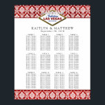 Het Collectie Glitter Damask Las Vegas Wedding Poster<br><div class="desc">Geniet in stijl met een stijlvolle en zeer trendy trouwtafel-spreidingskaart. Dit ontwerp is gemakkelijk te personaliseren met uw speciale gebeurtenisformulering en uw gasten zullen enthousiast zijn wanneer zij deze geweldige grafiek zien.</div>