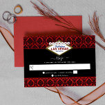 Het Collectie Glitter Damask Las Vegas Wedding RSVP Kaartje<br><div class="desc">Viel in stijl met deze stijlvolle en zeer trendy bruiloft RSVP-kaarten. Dit ontwerp is gemakkelijk te personaliseren met uw speciale gebeurtenisformulering en uw gasten zullen enthousiast zijn wanneer zij deze geweldige antwoordkaarten ontvangen.</div>