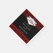 Het Collectie Glitter Damask Las Vegas Wedding Servet (Hoek)