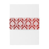 Het Collectie Glitter Damask Las Vegas Wedding Uitnodigingen Wikkel (Achterkant Voorbeeld)