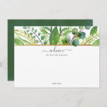 Het Collectie Greenery & Gold Wedding Advieskaart<br><div class="desc">Viel in stijl met deze moderne en trendy advieskaarten. Het eenvoudige maar stijlvolle ontwerp zal uw gasten toestaan om een nota van raad voor u te schrijven om over jaren te houden en te lezen. De formulering is gemakkelijk te personaliseren, zodat deze kaarten snel kunnen worden omgezet in advieskaarten voor...</div>