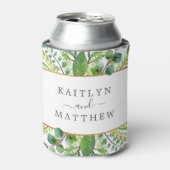 Het Collectie Greenery & Gold Wedding Blikjeskoeler (Blikje Voorkant)