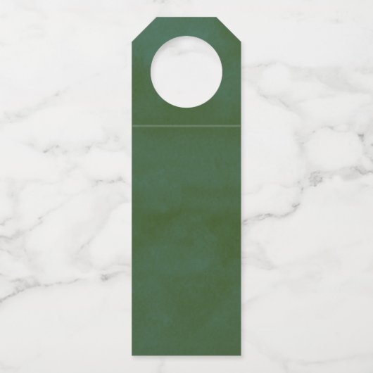 Het Collectie Greenery & Gold Wedding Flessenhanger (Achterkant)