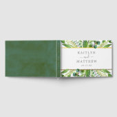 Het Collectie Greenery & Gold Wedding Gastenboek (Volledig)
