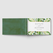 Het Collectie Greenery & Gold Wedding Gastenboek (Volledig)