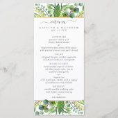 Het Collectie Greenery & Gold Wedding Menu (Voorkant)