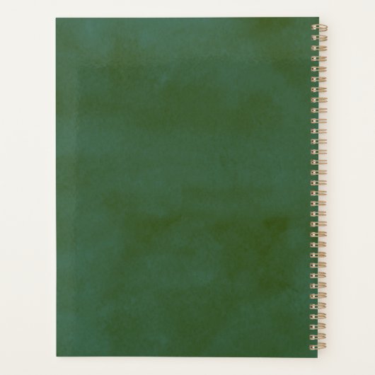 Het Collectie Greenery & Gold Wedding Planner (Achterkant)