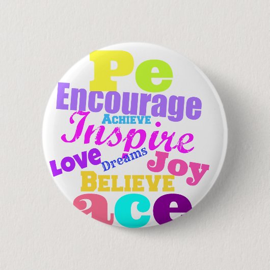 Het Collectie Inspire Ronde Button 5,7 Cm (Voorkant)