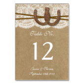 Het Collectie Kraft, Lace en Hoefijzer Kaart (Achterkant)