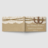 Het Collectie Kraft, Lace en Hoefijzer Wedding Gastenboek (Volledig)