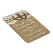 Het Collectie Kraft, Lace en Hoefijzer Wedding Magneet (Rechterzijde)