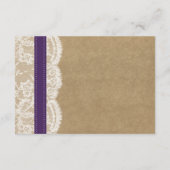 Het Collectie Kraft, Lace & Sunflower - Paars Informatiekaartje (Achterkant)