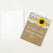Het Collectie Kraft, Lace & Sunflower Wedding Planner (Display)