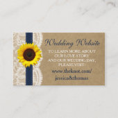 Het Collectie Kraft, Lace & Sunflower - Zeemacht Informatiekaartje (Voorkant)