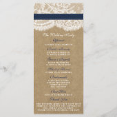 Het Collectie Kraft, Lace & Sunflower - Zeemacht Programmakaart (Achterkant)