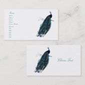 Het Collectie Peacock Visitekaartje (Voorkant / Achterkant)