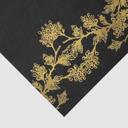Het Collectie Rustic Black Gold - Weefpapier Tissuepapier (Detail)