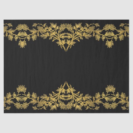 Het Collectie Rustic Black Gold - Weefpapier Tissuepapier (Voorkant)