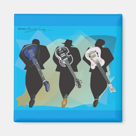 Het Collectie-Square Magnet van Trio (Voorkant)