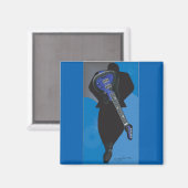 Het Collectie-Square Magnet van Trio (Voorkant / Achterkant)