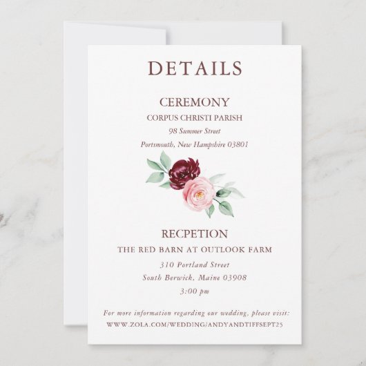 Het Collectie Tiffany - Detail Kaart (Voorkant)