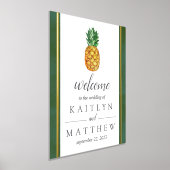 Het Collectie Tropische anananas Wedding Welkom Folie Afdrukken (Laagn)