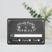 Het Collectie Typografie Chalkboard Wedding (Staand voorkant)