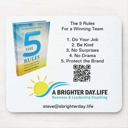 Het Collectie van 5 regels - Muismat (Voorkant)