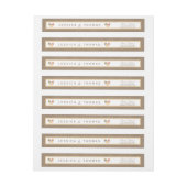 Het Collectie van de Beach Burlap Wedding van het  (Vel)