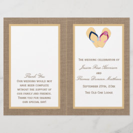 Het Collectie van de Beach Burlap Wedding van het 