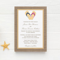 Het Collectie van de Beach Burlap Wedding van het 