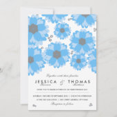 Het Collectie van de blauwe bloesem Kaart (Voorkant)